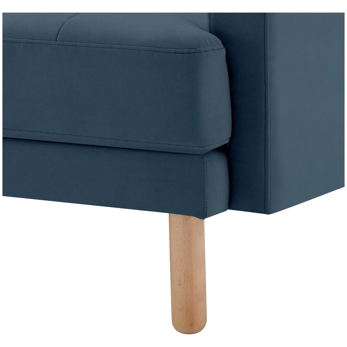 Habitat Newell Fabric 3 Seater Sofa - Navy – image 11