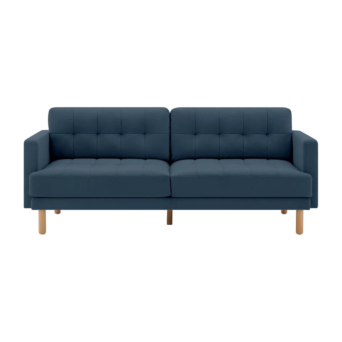 Habitat Newell Fabric 3 Seater Sofa - Navy – image 1