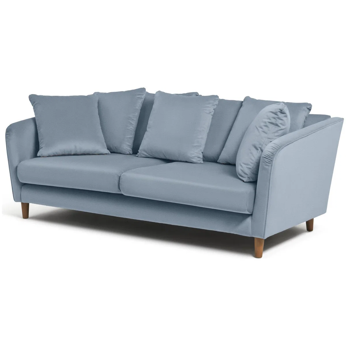 Habitat Roman 3 Seater Fabric Sofa - Blue – image 6