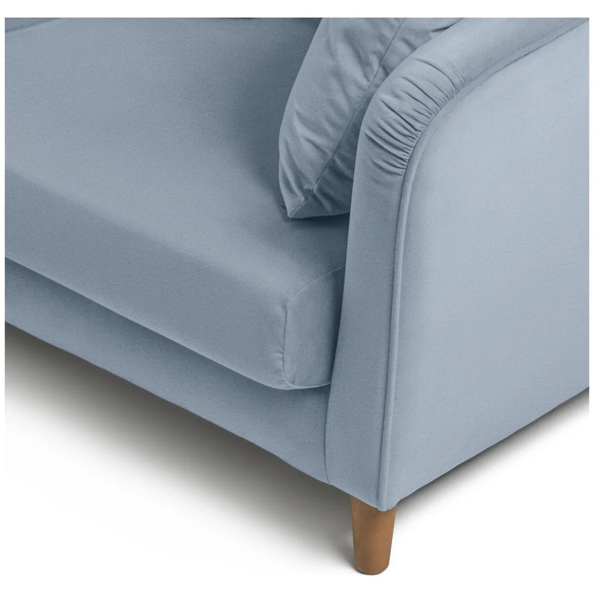 Habitat Roman 3 Seater Fabric Sofa - Blue – image 10