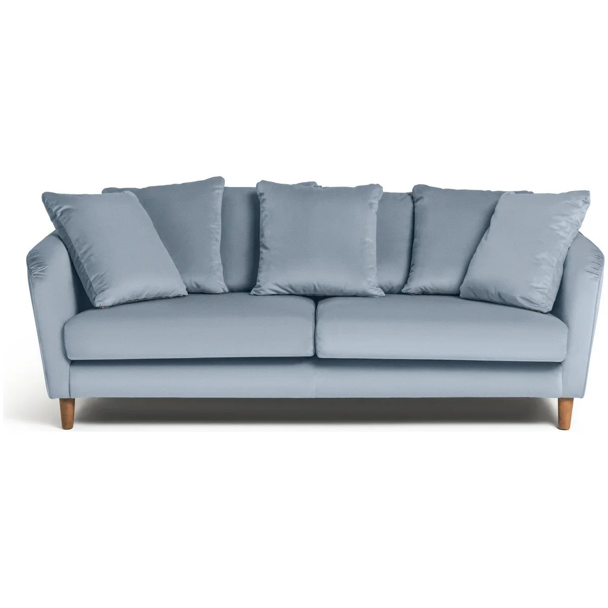 Habitat Roman 3 Seater Fabric Sofa - Blue – image 1