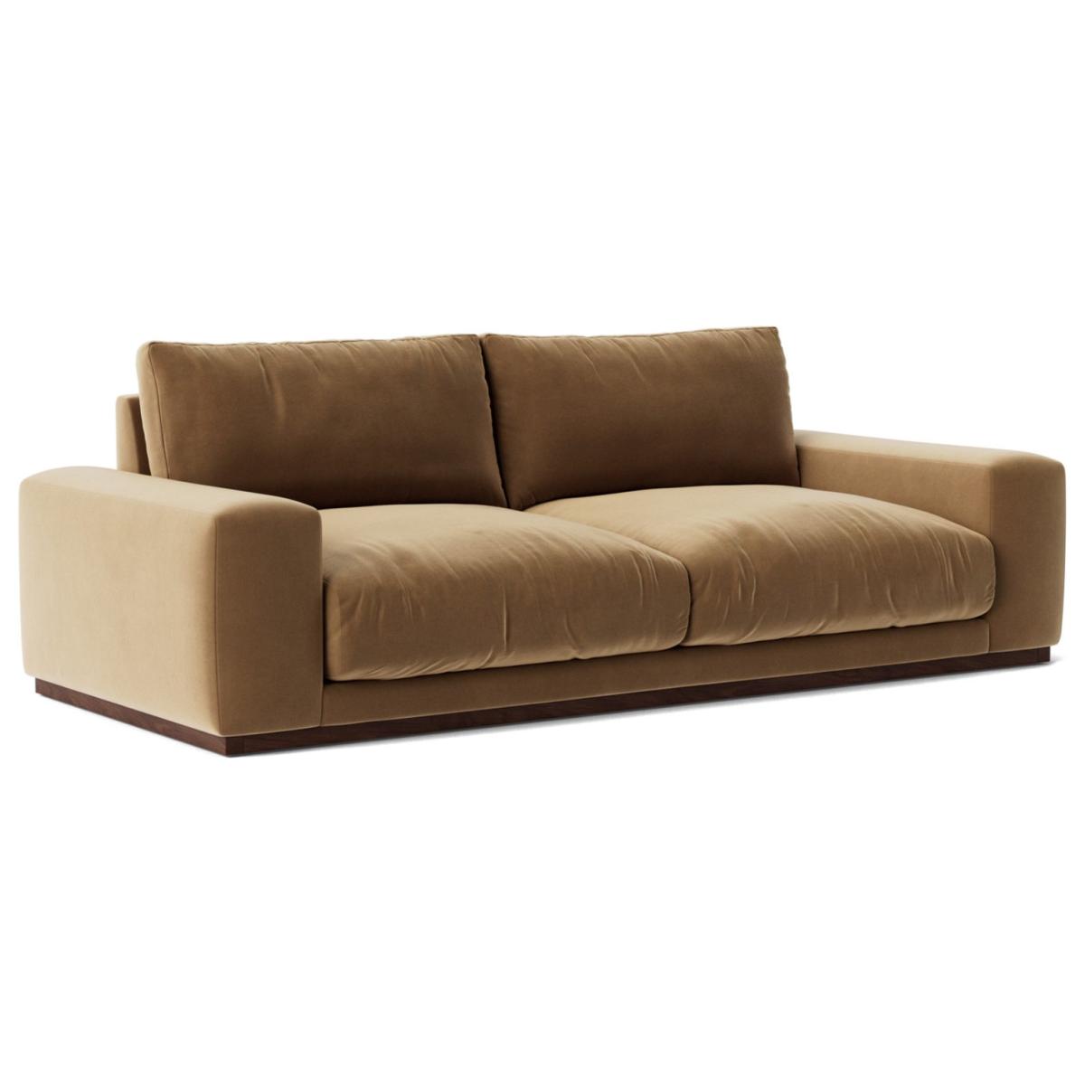 Swoon Denver Velvet 3 Seater Sofa - Biscuit – image 6