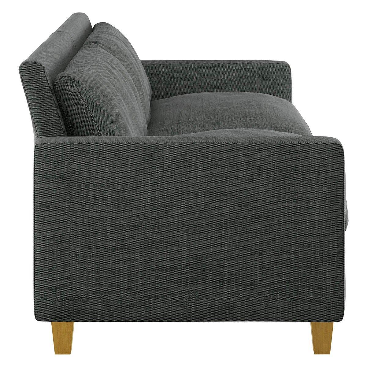 Habitat Chester 3 Seater Fabric Sofa - Charcoal – image 5