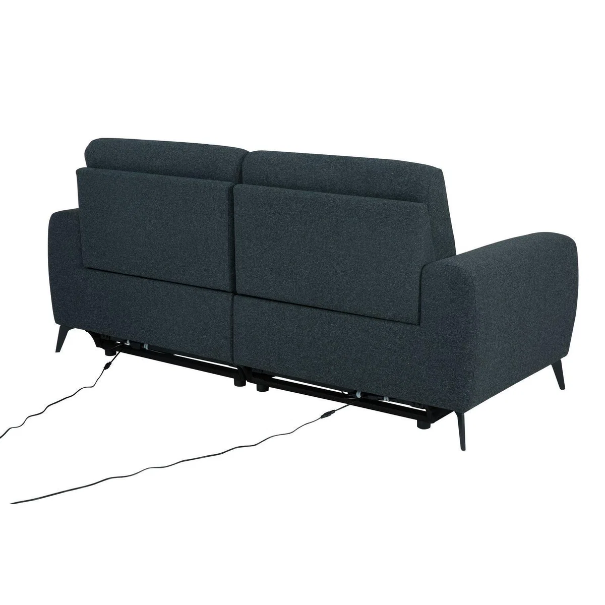 Habitat Ghost 3 Seater Fabric Power Recliner Sofa - Charcoal – image 5