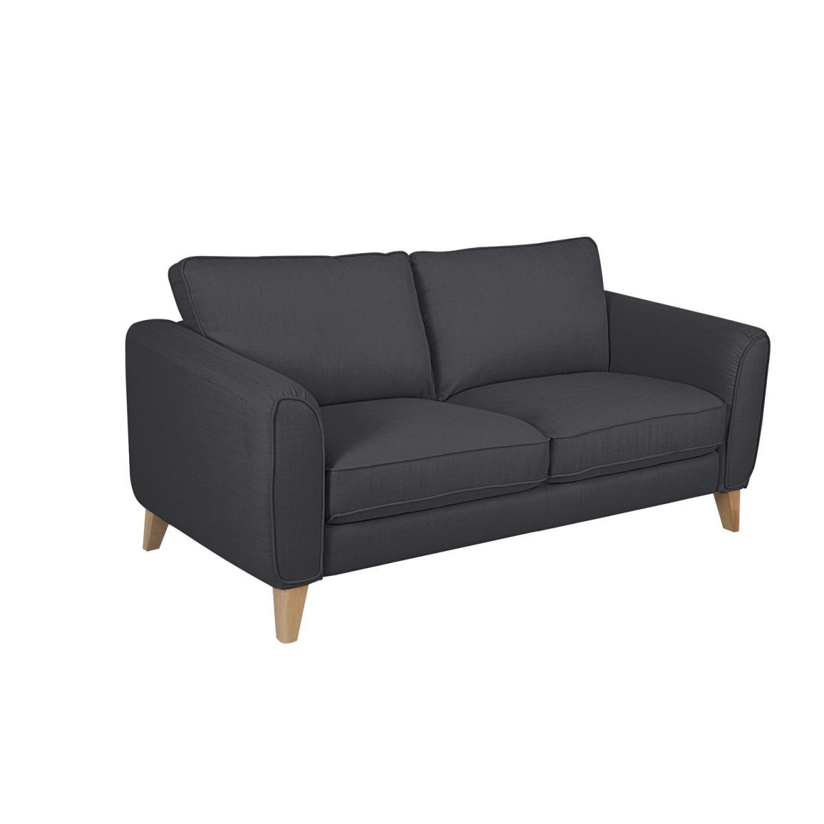 Habitat Cooper 3 Seater Fabric Sofa - Charcoal – image 2