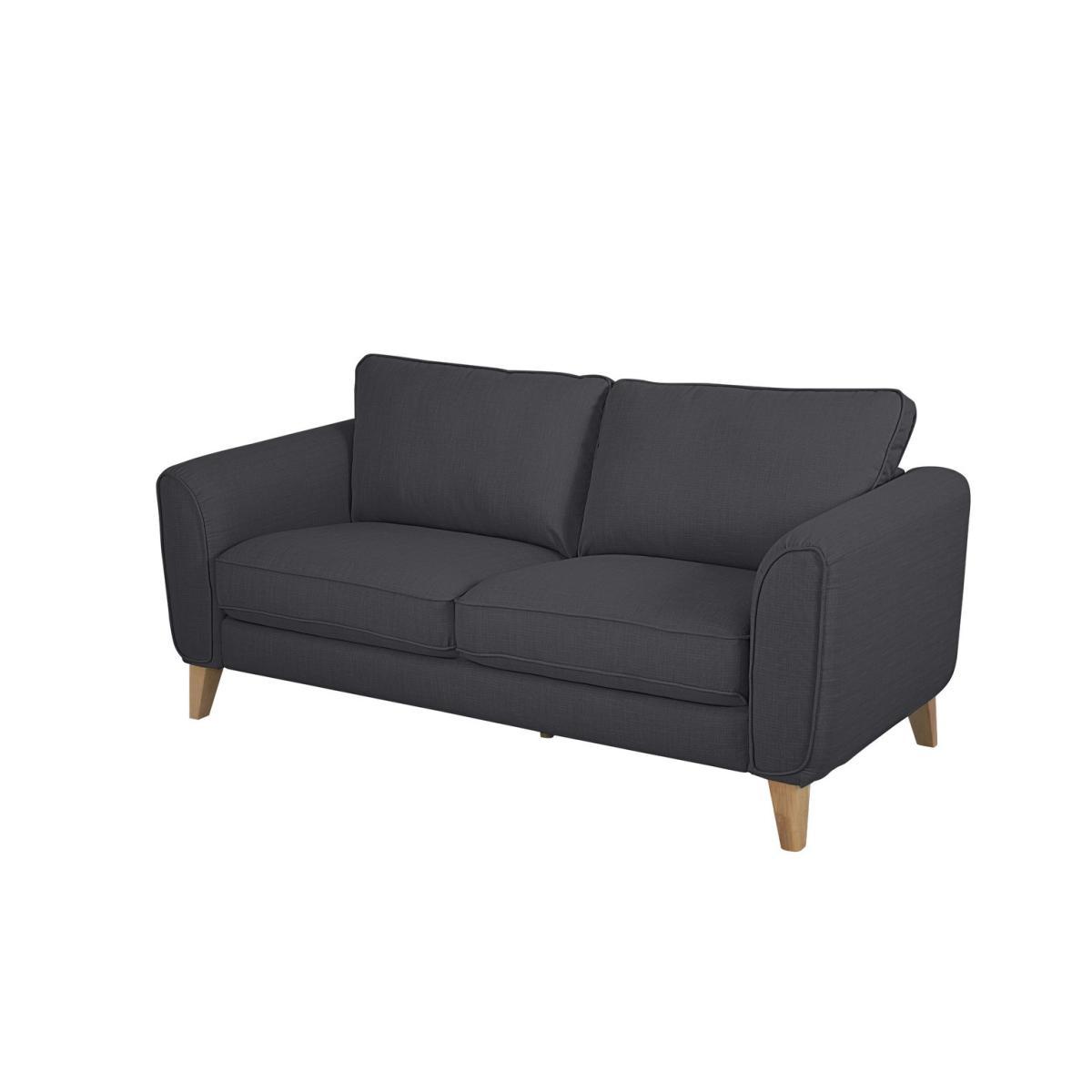 Habitat Cooper 3 Seater Fabric Sofa - Charcoal – image 3