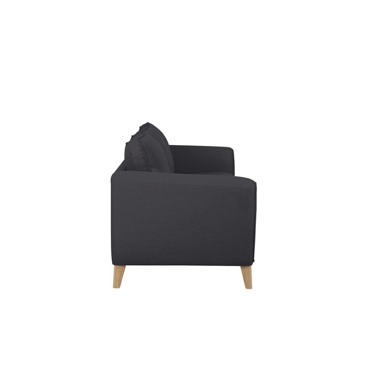 Habitat Cooper 3 Seater Fabric Sofa - Charcoal – image 4