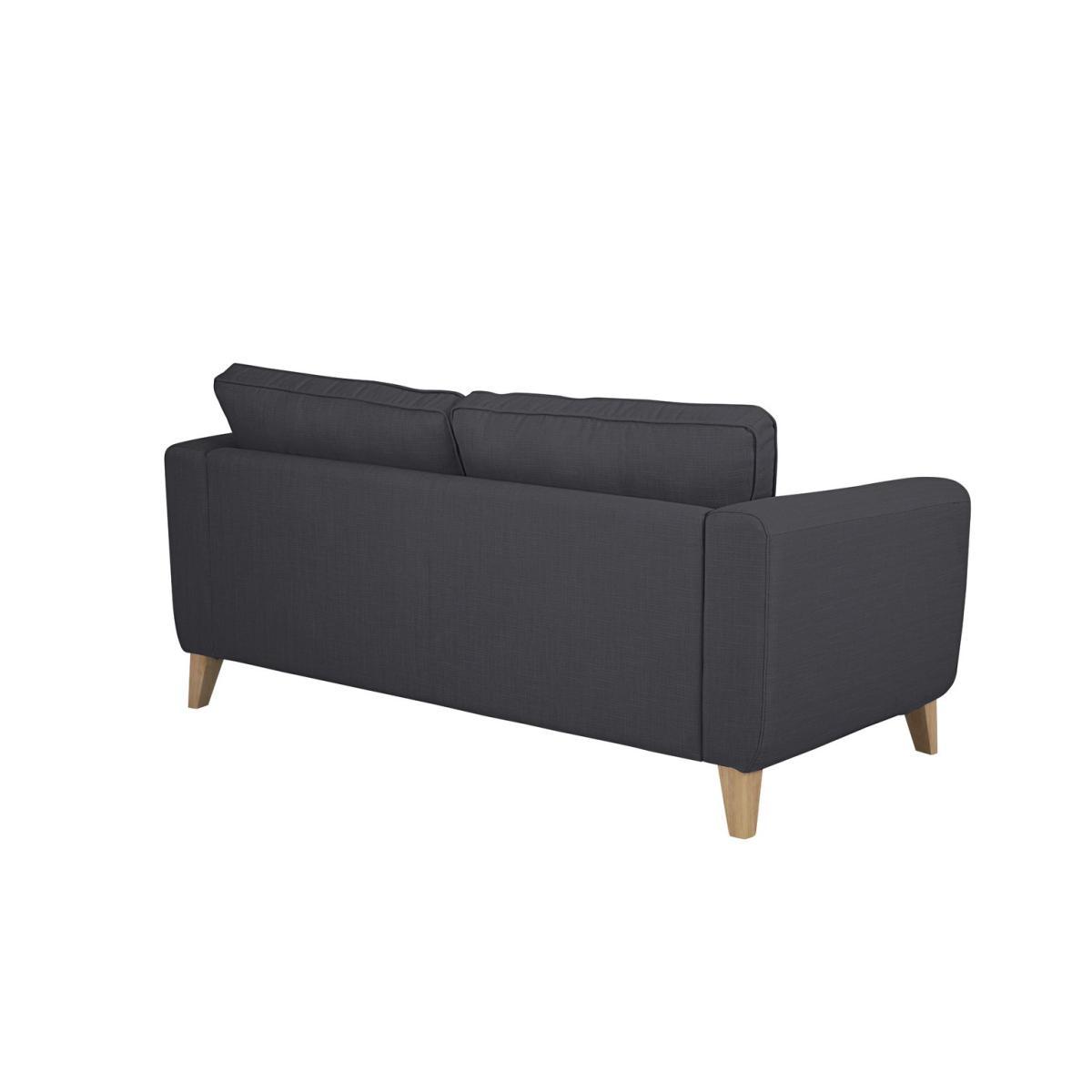 Habitat Cooper 3 Seater Fabric Sofa - Charcoal – image 5
