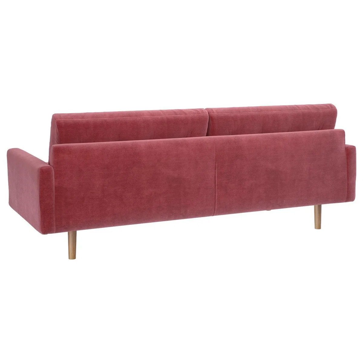 Habitat Fenner 3 Seater Velvet Sofa - dusty rose – image 3