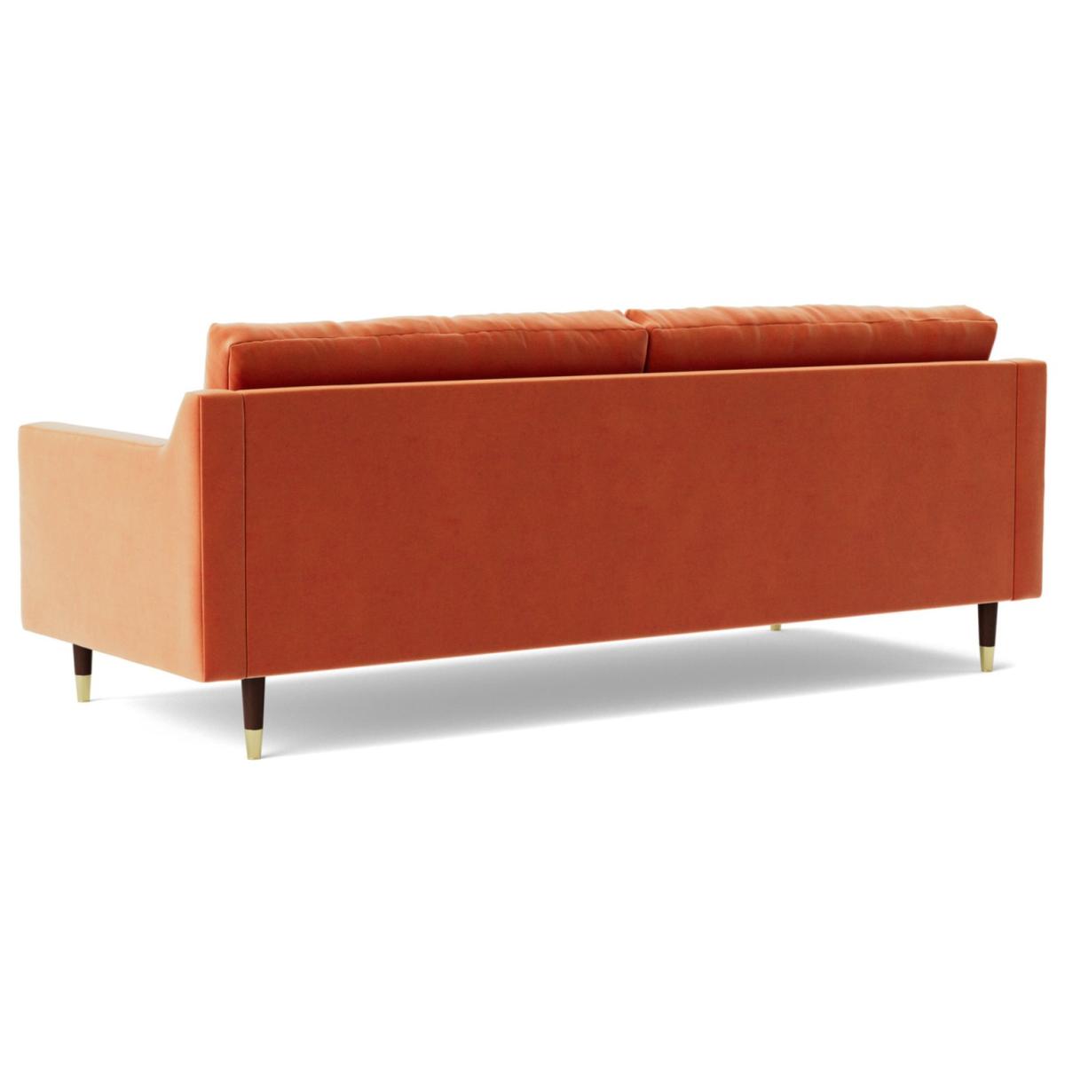 Swoon Rieti Velvet 3 Seater Sofa - Burnt Orange – image 6