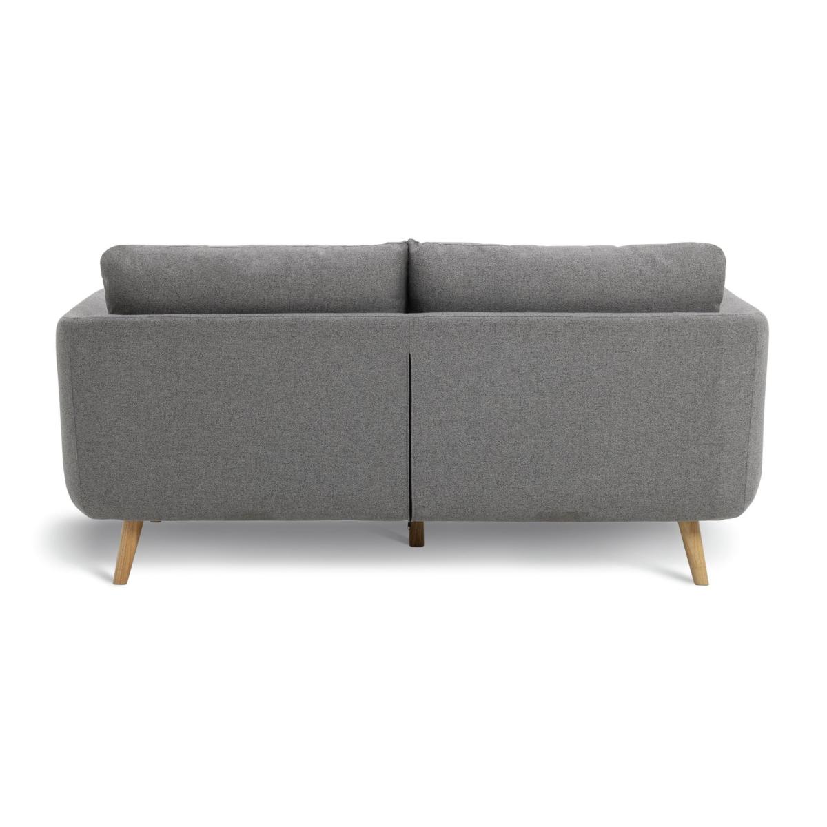 Habitat Alfie Fabric 3 Seater Sofa - Grey – image 6