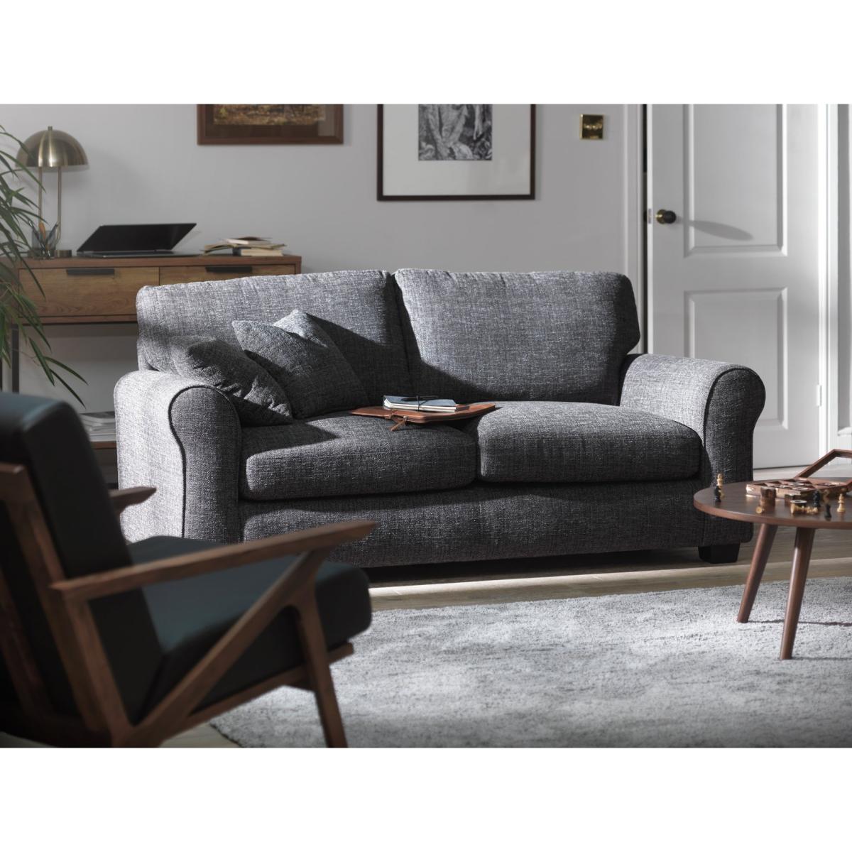 Habitat Lisbon Fabric 3 Seater Sofa - Grey – image 3
