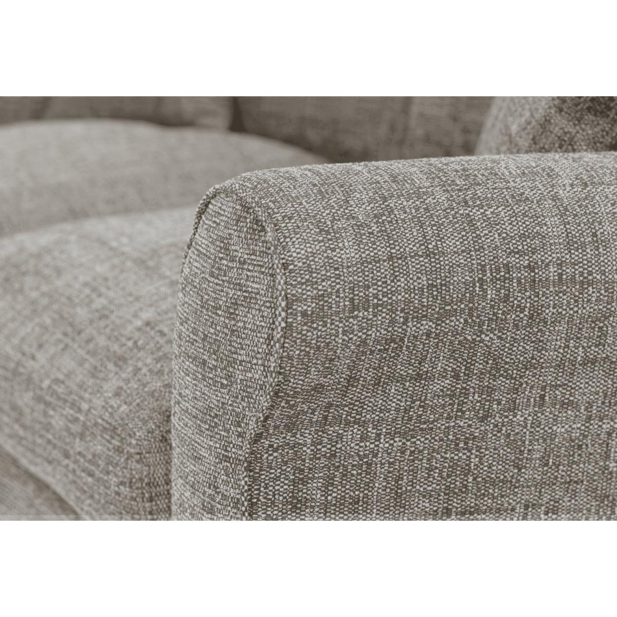 Habitat Lisbon Fabric 3 Seater Sofa - Grey – image 6