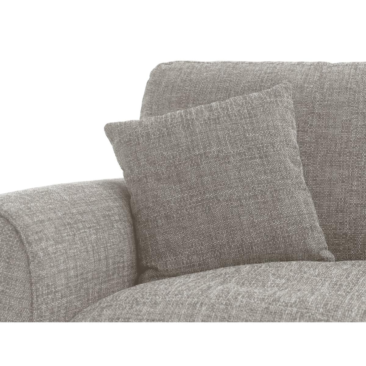 Habitat Lisbon Fabric 3 Seater Sofa - Grey – image 7