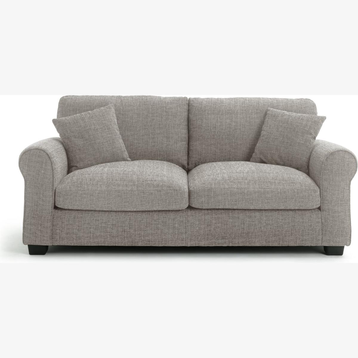 Habitat Lisbon Fabric 3 Seater Sofa - Grey – image 1