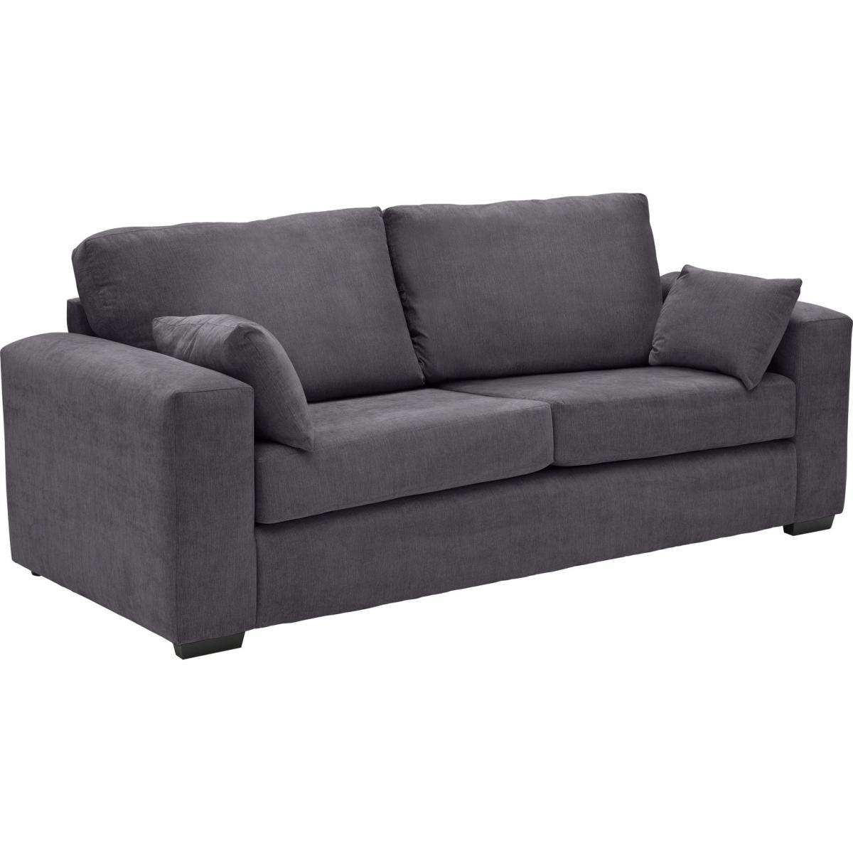 Habitat Eton 3 Seater Fabric Sofa - Charcoal – image 6