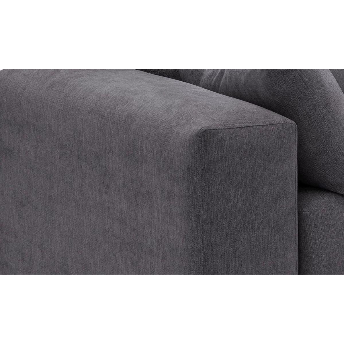 Habitat Eton 3 Seater Fabric Sofa - Charcoal – image 7