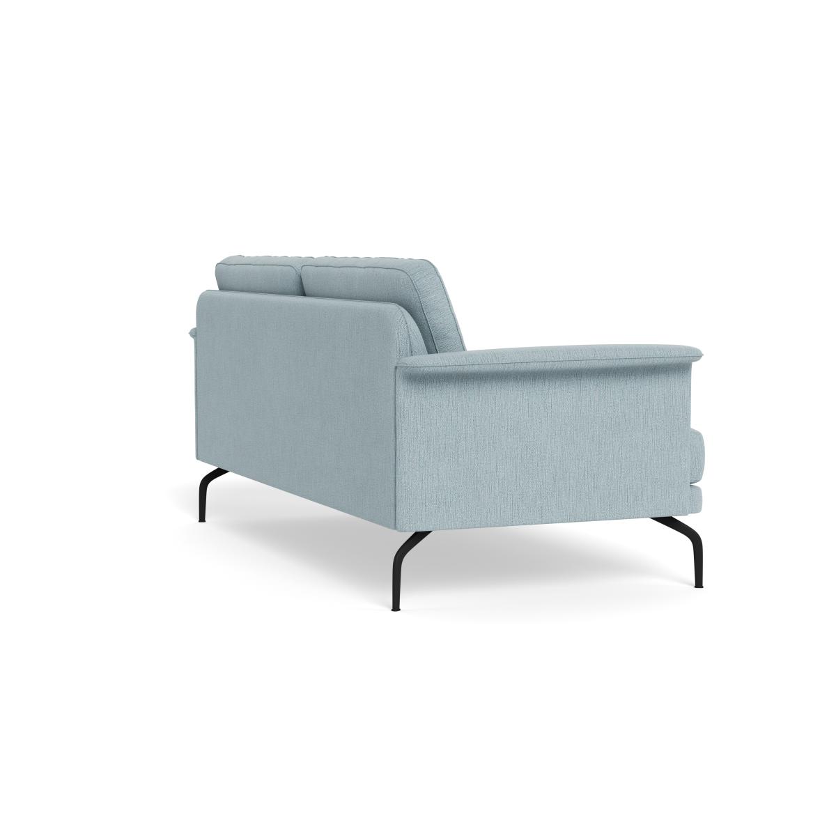 Heal's Iver 3 Seater Sofa Smart Linen Mix Duck Egg Black Feet – image 5