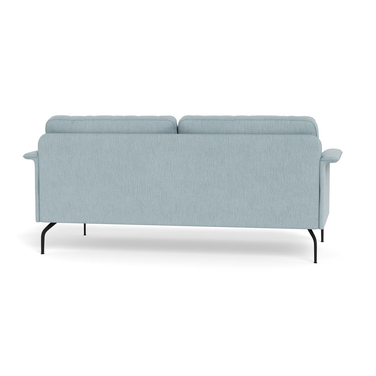 Heal's Iver 3 Seater Sofa Smart Linen Mix Duck Egg Black Feet – image 6