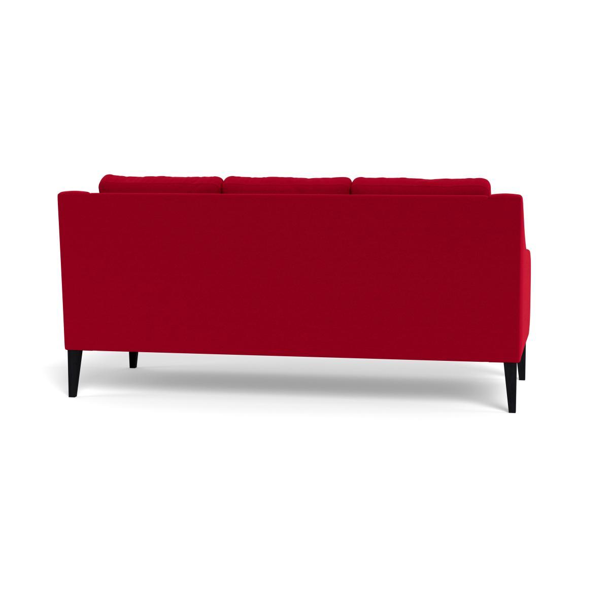 Heal's Richmond 3 Seater Sofa Melton Wool Red Oxide Walnut Feet - Heal's UK Furniture – image 5
