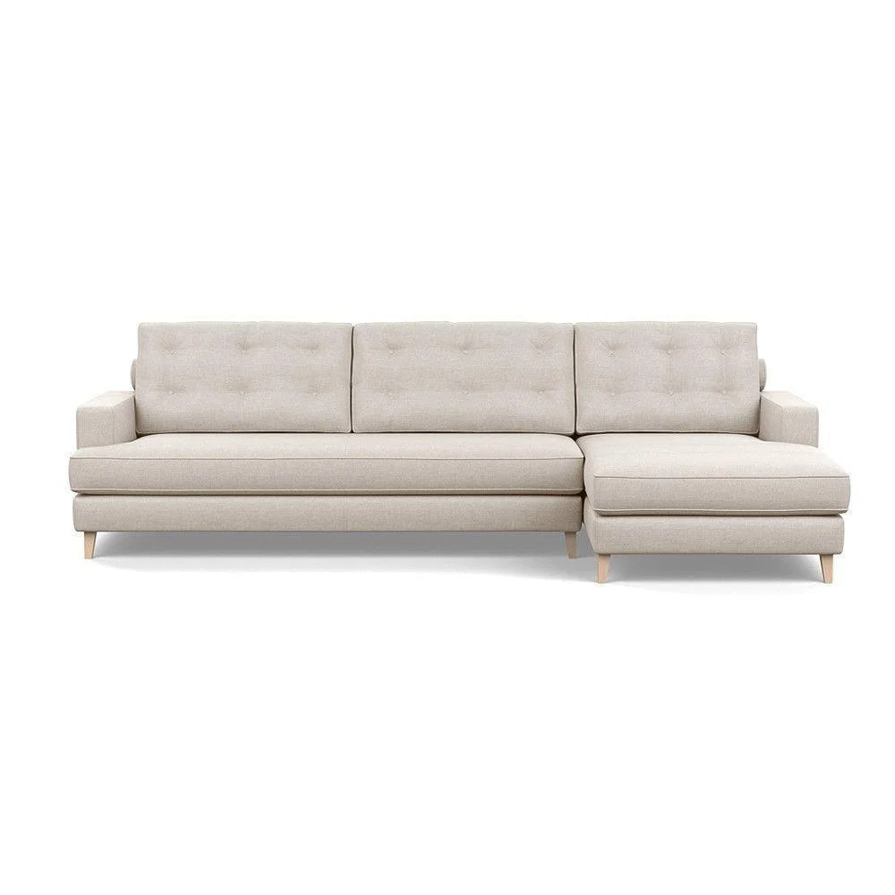 Heal's Mistral 3 Seater Sofa Cotton Grain Black Feet - Heal's UK Furniture – image 22