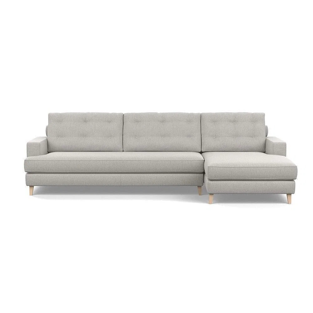 Heal's Mistral 3 Seater Sofa Cotton Grain Black Feet - Heal's UK Furniture – image 38