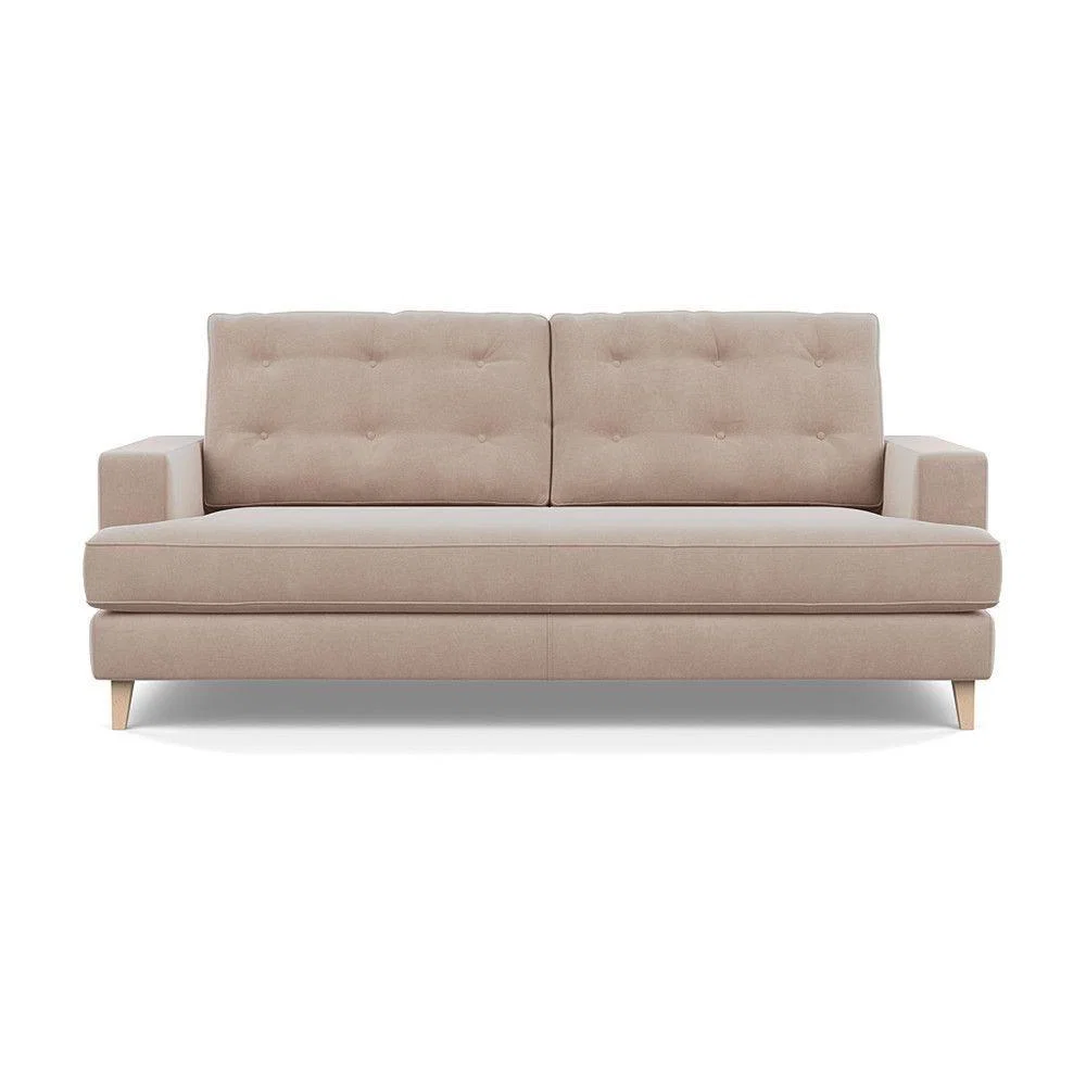Heal's Mistral 3 Seater Sofa Cotton Grain Black Feet - Heal's UK Furniture – image 44