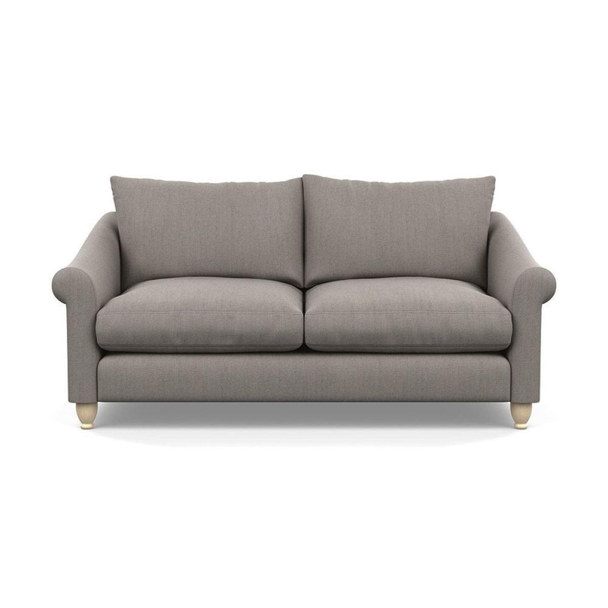 Heal's Devon 3 Seater Smart Linen Mix Duck Egg Dark Brown Stain Beech Feet - Heal's UK Furniture – image 2