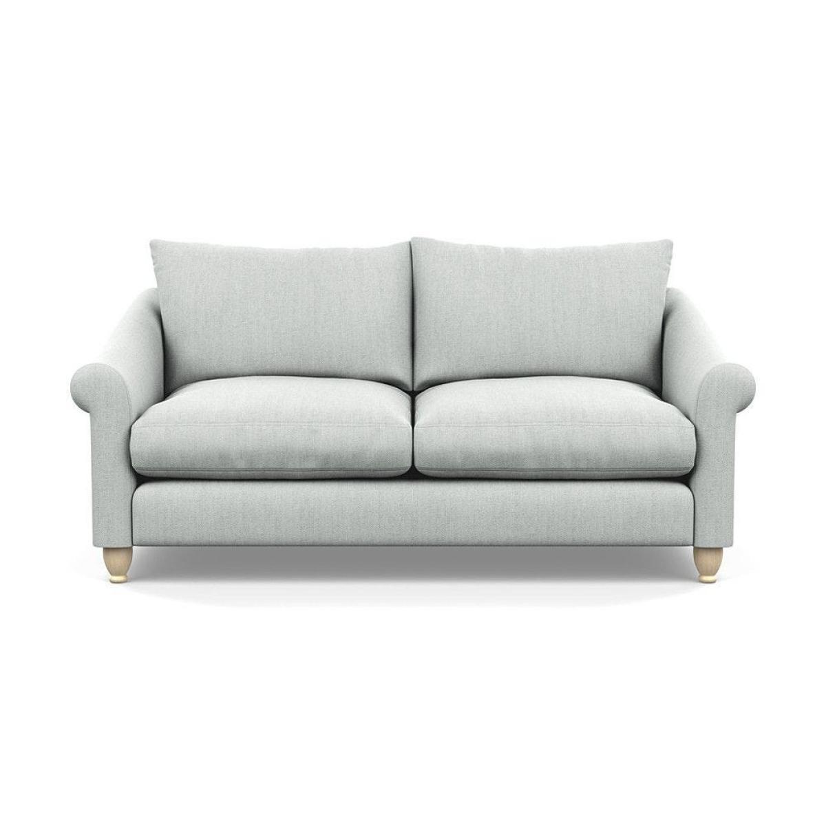 Heal's Devon 3 Seater Smart Linen Mix Duck Egg Dark Brown Stain Beech Feet - Heal's UK Furniture – image 44