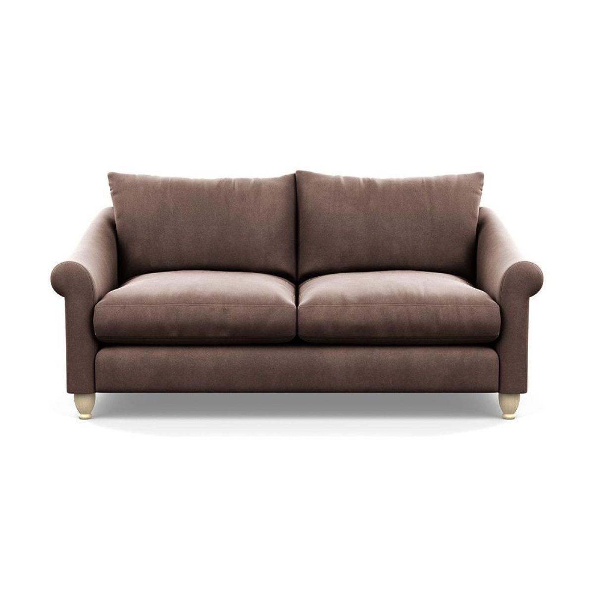 Heal's Devon 3 Seater Smart Linen Mix Duck Egg Dark Brown Stain Beech Feet - Heal's UK Furniture – image 80