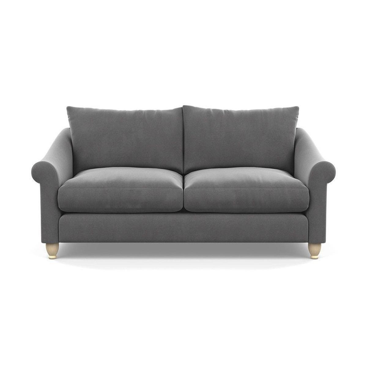Heal's Devon 3 Seater Smart Linen Mix Duck Egg Dark Brown Stain Beech Feet - Heal's UK Furniture – image 90