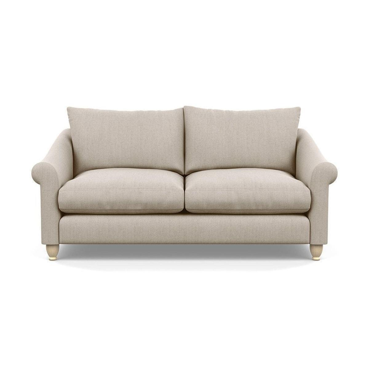 Heal's Devon 3 Seater Smart Linen Mix Duck Egg Dark Brown Stain Beech Feet - Heal's UK Furniture – image 100