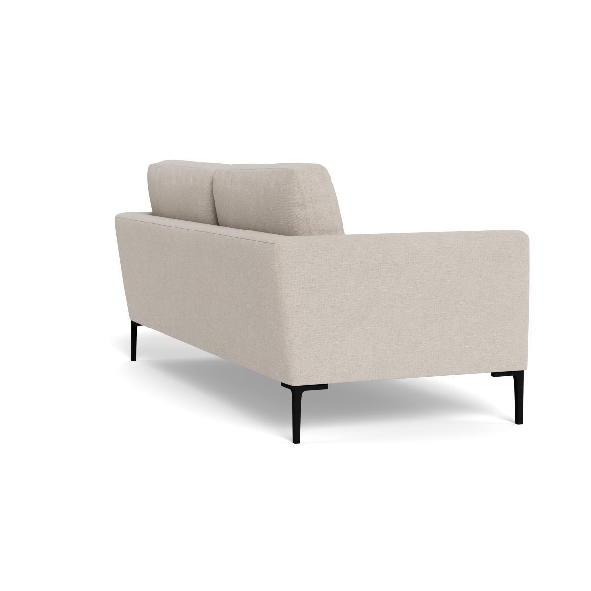 Heal's Eton 3 Seater Sofa Texture Limestone Brass Feet - Heal's UK Furniture – image 4