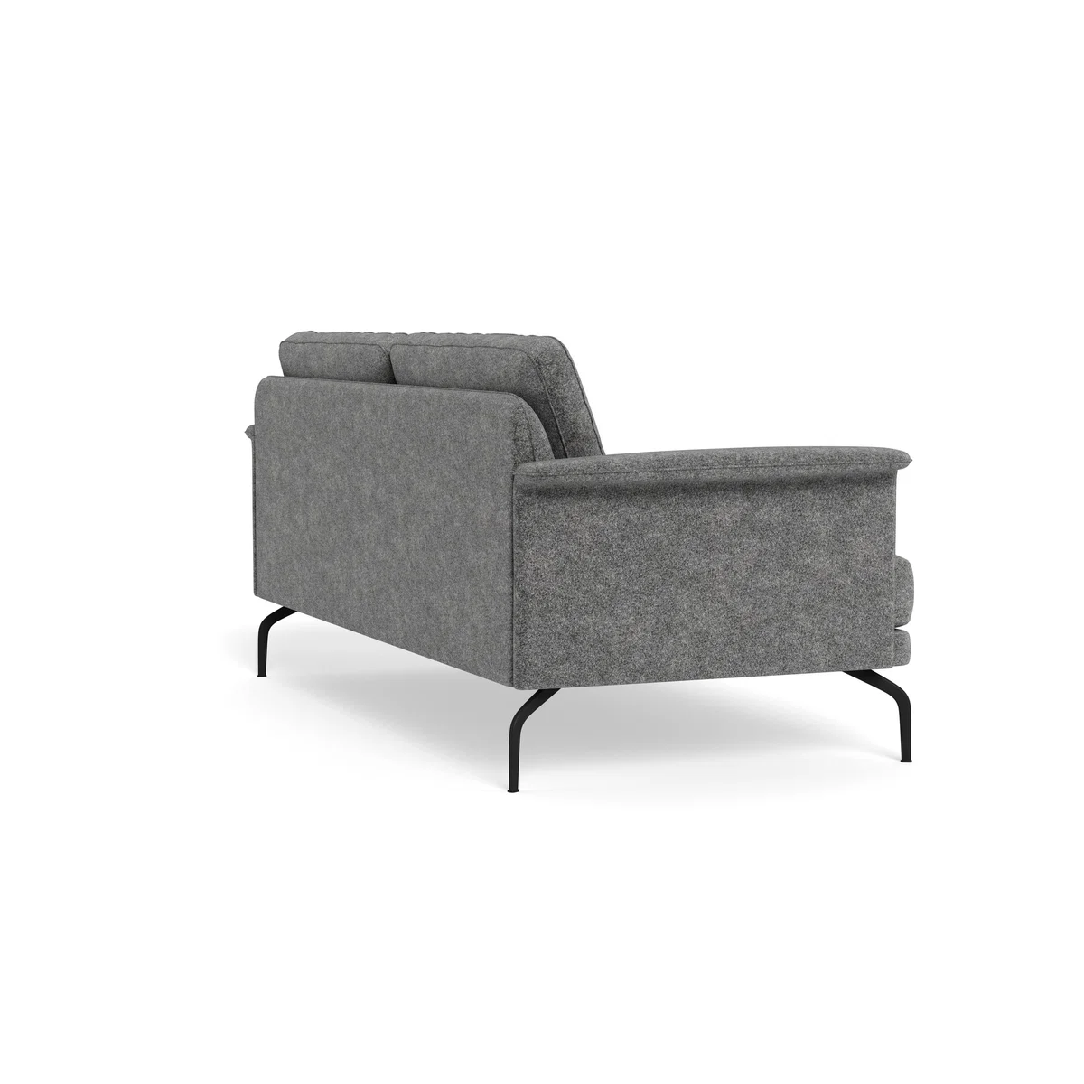 Heal's Iver 3 Seater Sofa Melton Wool Shale Black Feet – image 5