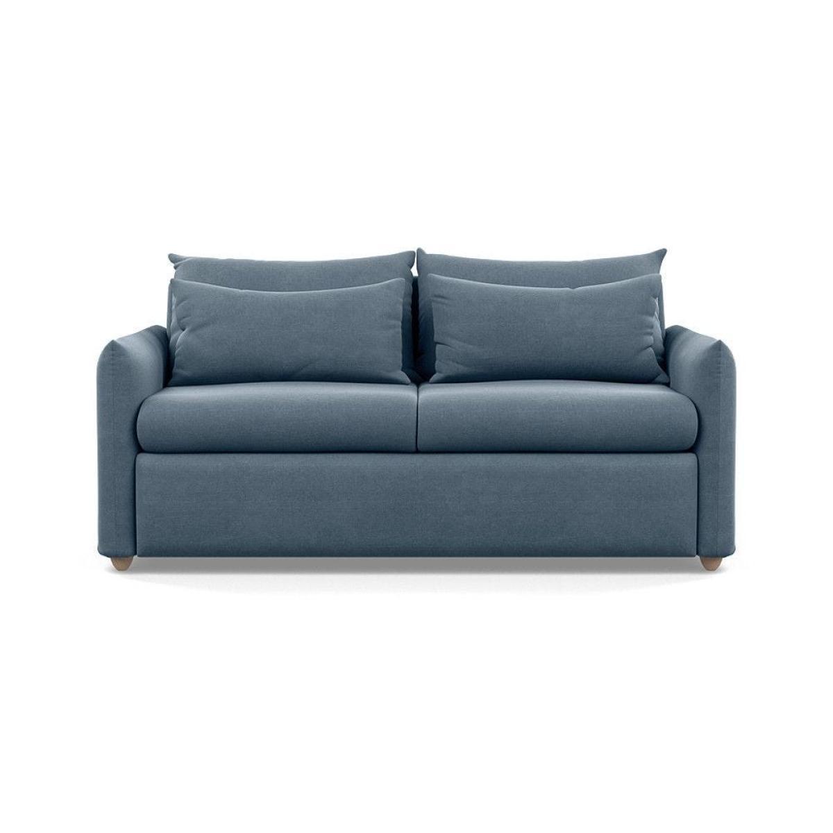 Heal's Pillow 3 Seater Sofa Bed Smart Luxe Velvet Cognac Black Feet - Heal's UK Furniture – image 33