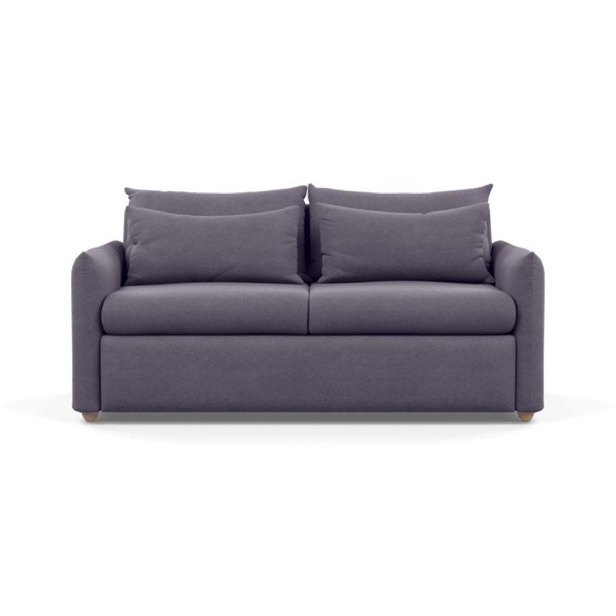 Heal's Pillow 3 Seater Sofa Bed Smart Luxe Velvet Cognac Black Feet - Heal's UK Furniture – image 37