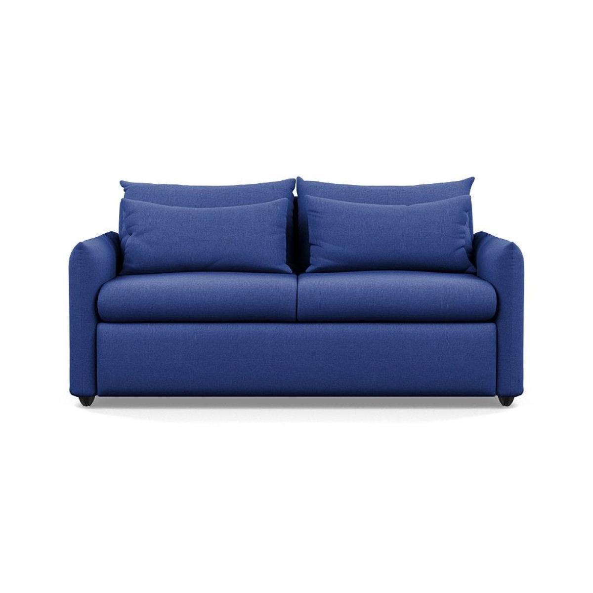 Heal's Pillow 3 Seater Sofa Bed Smart Luxe Velvet Cognac Black Feet - Heal's UK Furniture – image 41