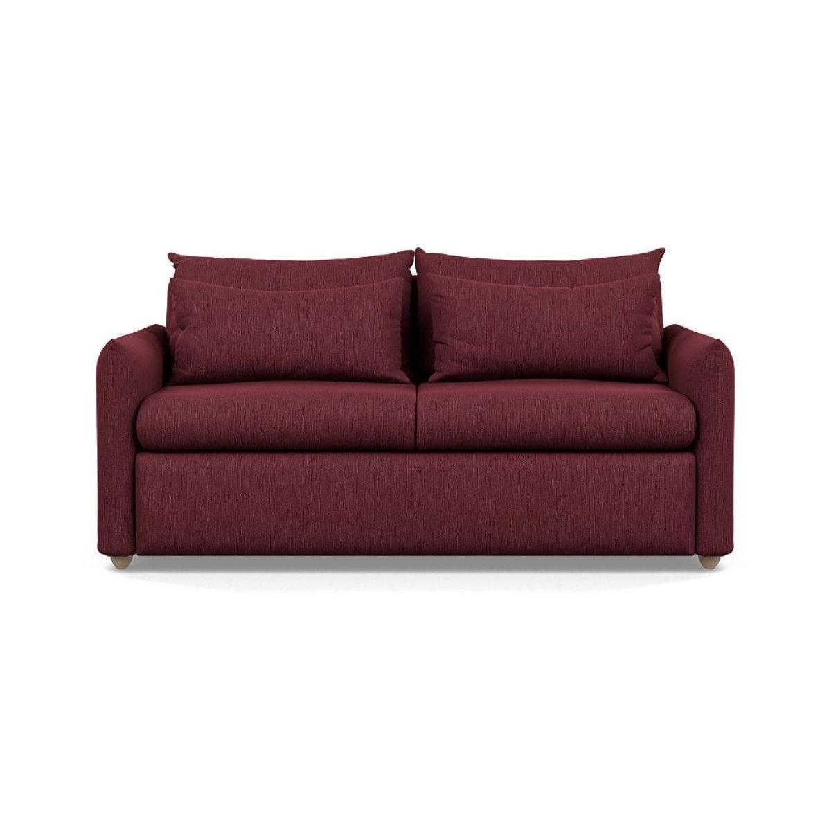 Heal's Pillow 3 Seater Sofa Bed Smart Luxe Velvet Cognac Black Feet - Heal's UK Furniture – image 43