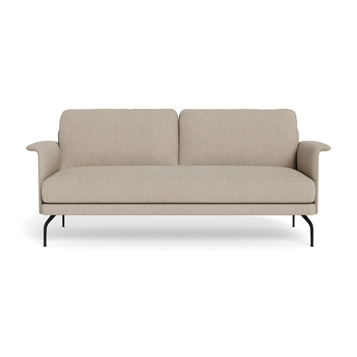 Heal's Iver 3 Seater Sofa Broad Weave Putty Black Feet – image 2