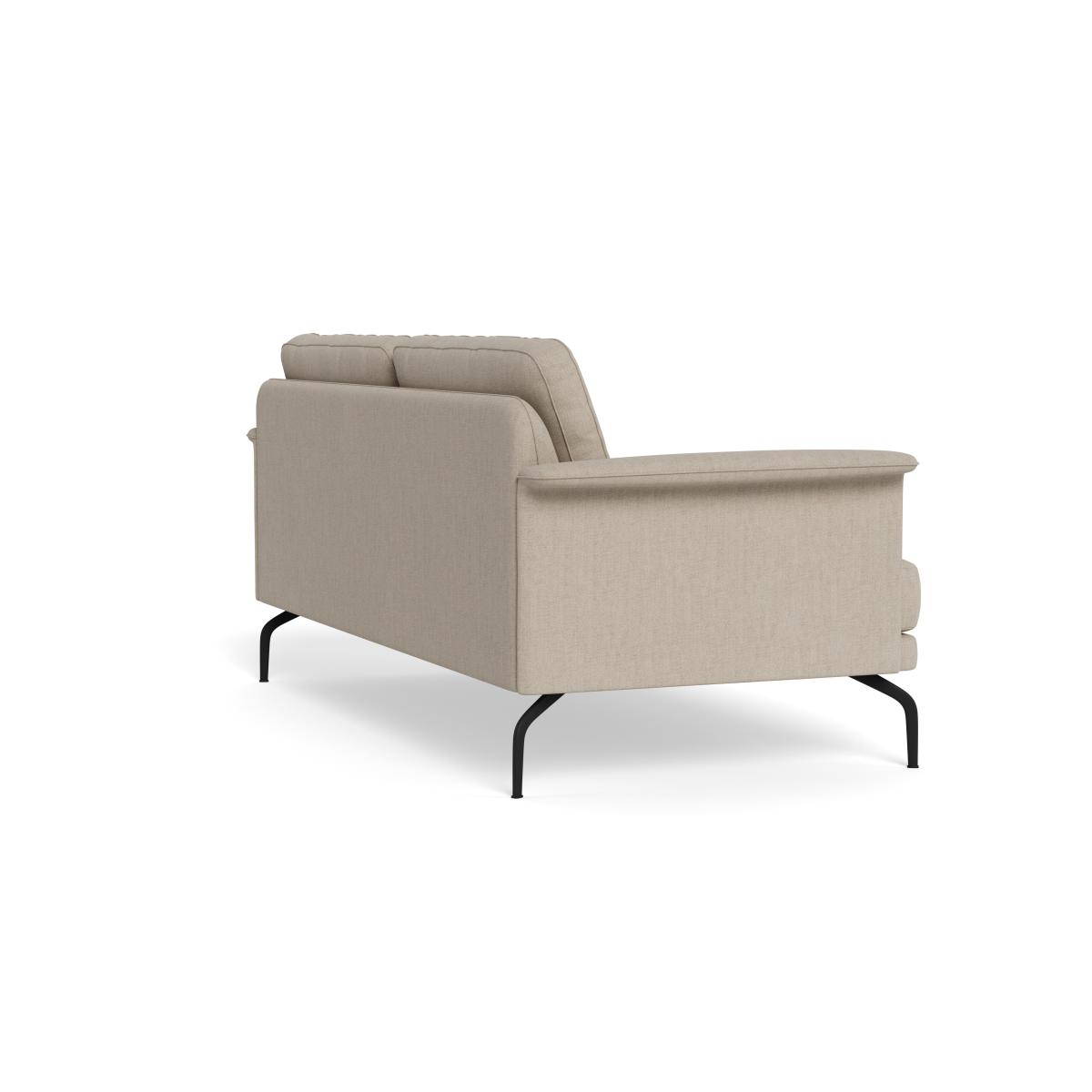 Heal's Iver 3 Seater Sofa Broad Weave Putty Black Feet – image 5