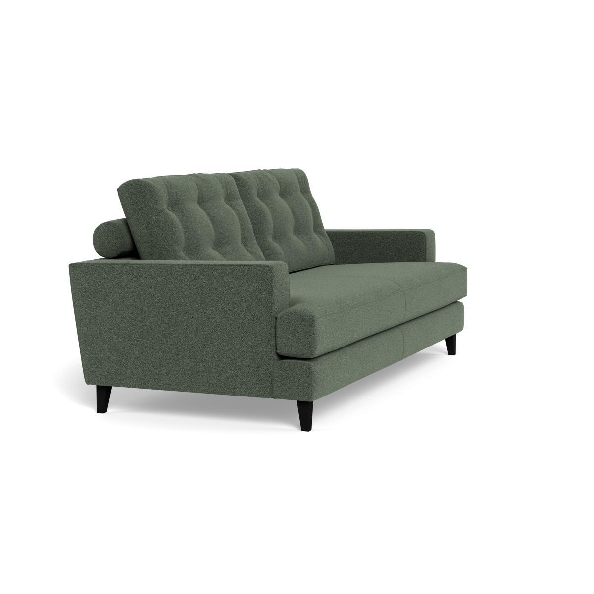 Heal's Mistral 3 Seater Sofa Smart Velvet Sea foam Black Utopia - Heal's UK Furniture – image 2