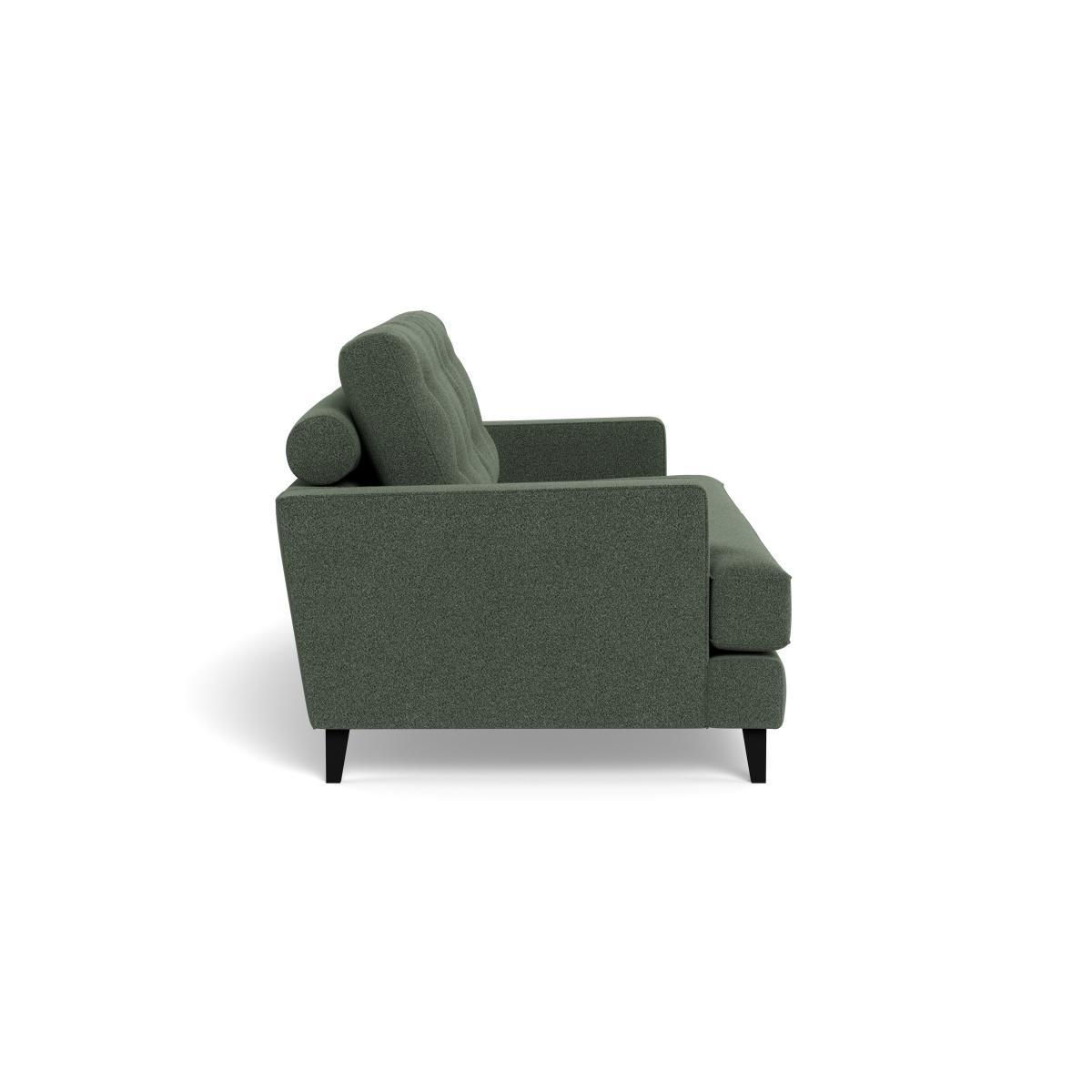 Heal's Mistral 3 Seater Sofa Smart Velvet Sea foam Black Utopia - Heal's UK Furniture – image 3