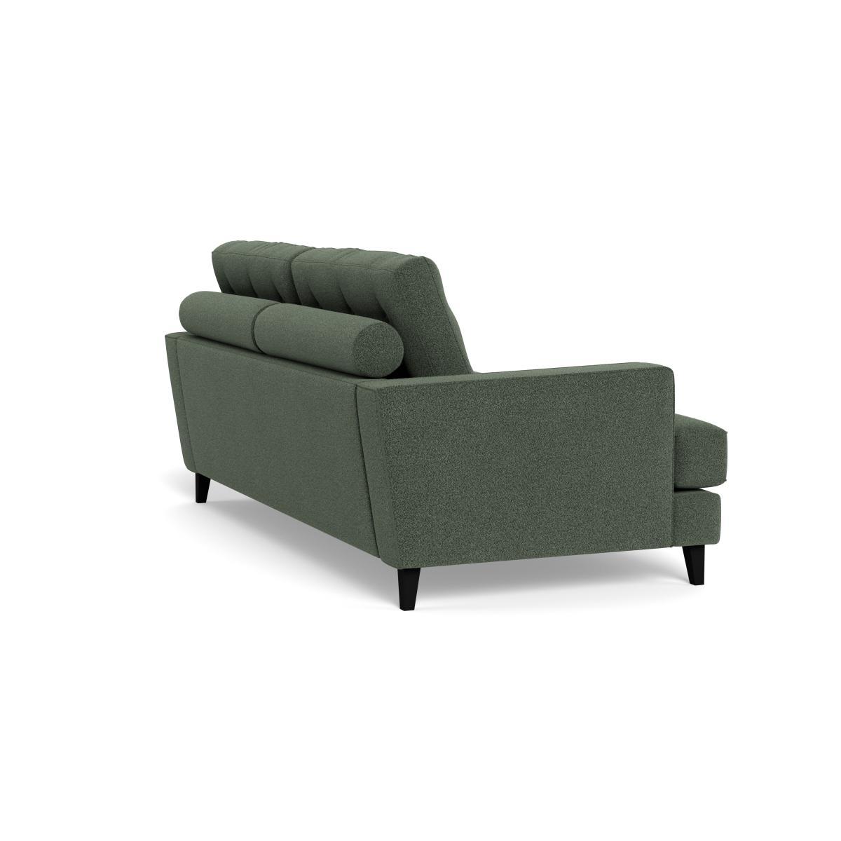 Heal's Mistral 3 Seater Sofa Smart Velvet Sea foam Black Utopia - Heal's UK Furniture – image 4