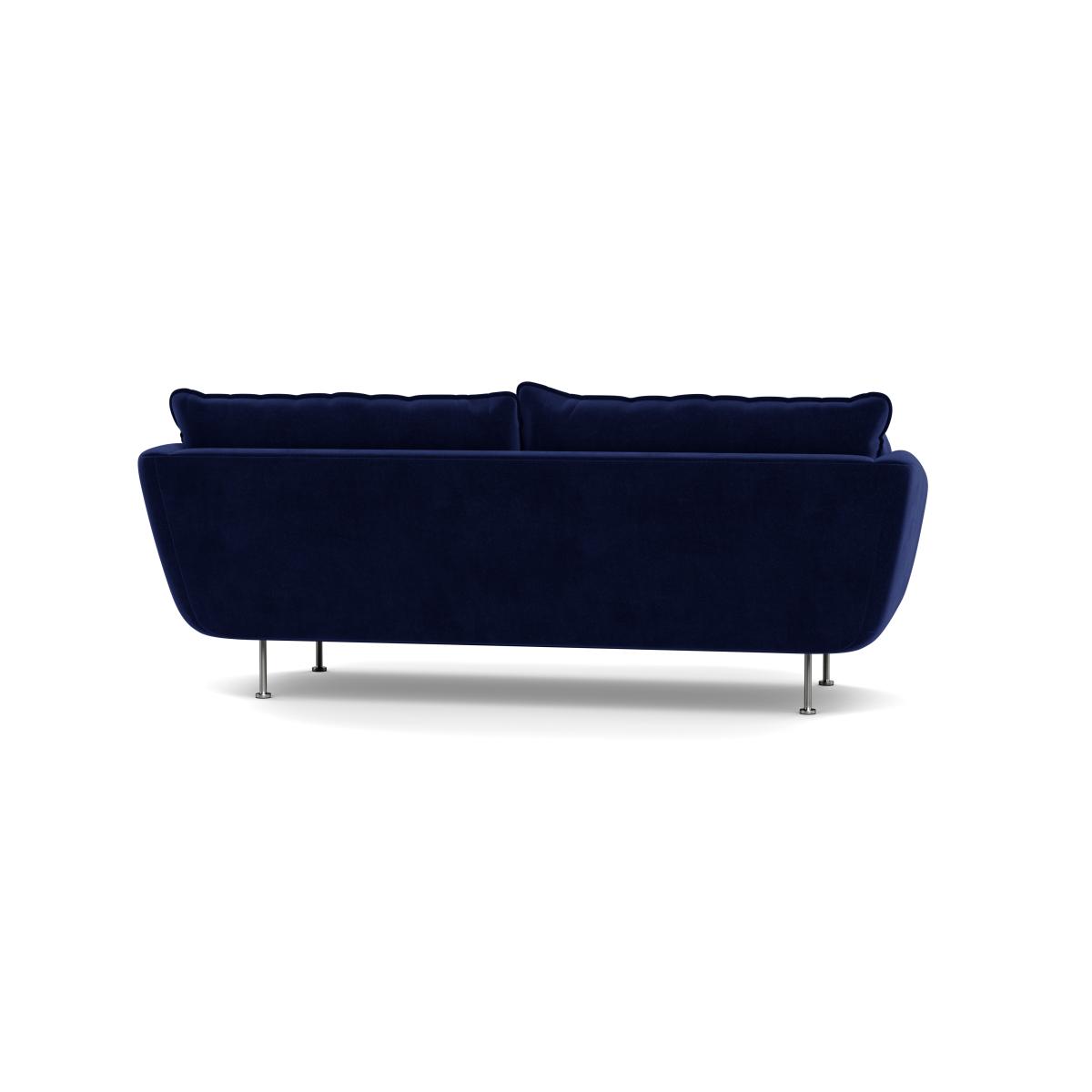 Heal's Allora 3 Seater Sofa Brushed Cotton Mist Stainless Steel Feet – image 6