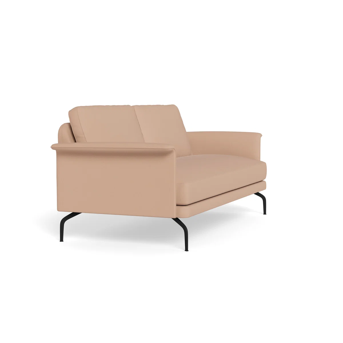 Heal's Iver 3 Seater Sofa Capelo Linen-Cotton Rosedale Black Feet – image 3