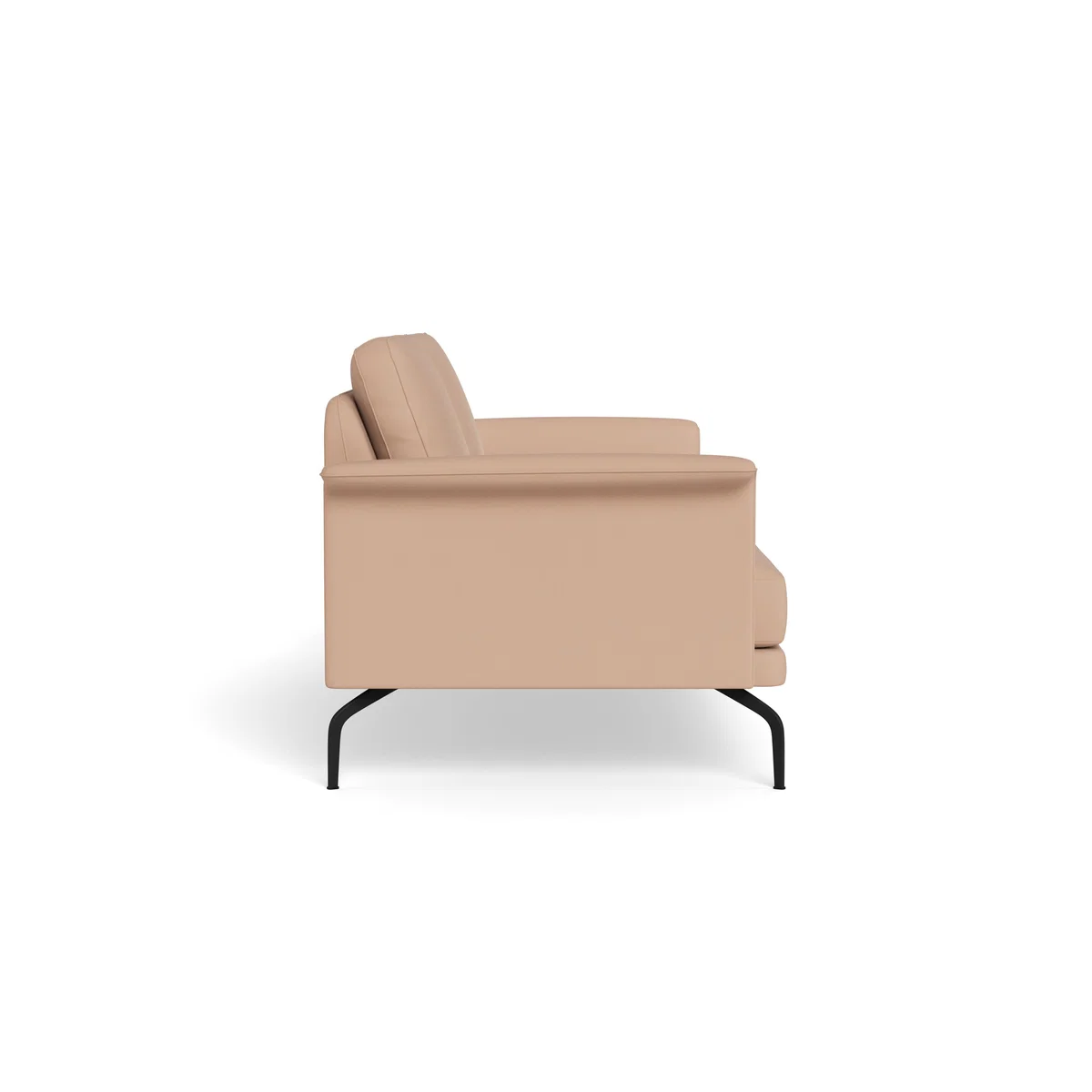 Heal's Iver 3 Seater Sofa Capelo Linen-Cotton Rosedale Black Feet – image 4
