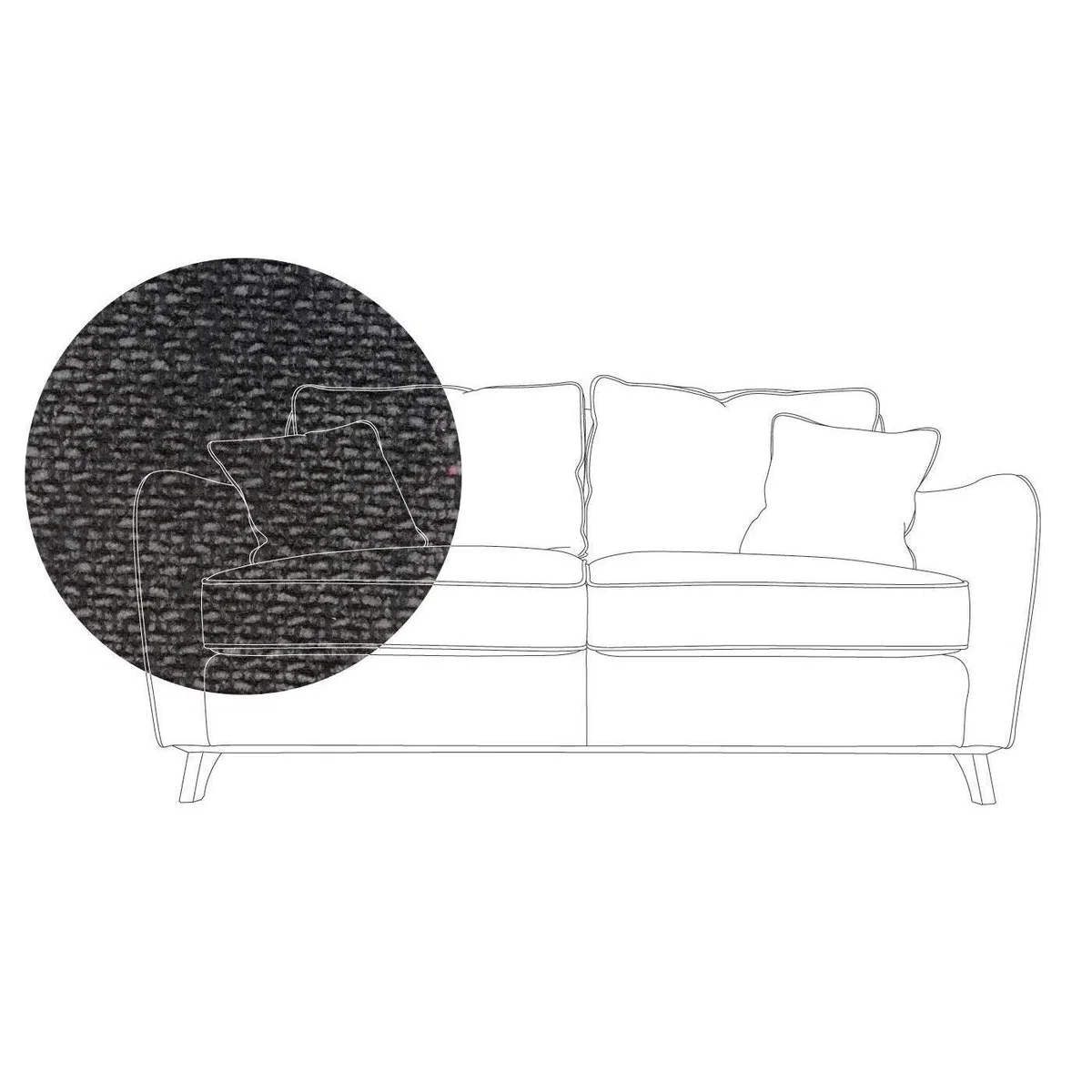 Heal's Ravello 3 Seater Sofa Linen Mix Hessian Natural - Heal's UK Furniture – image 8