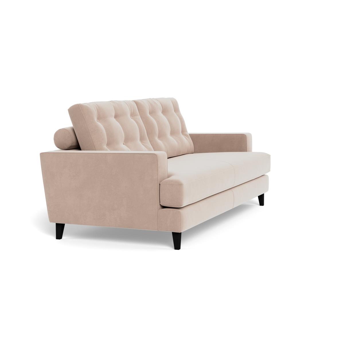Heal's Mistral 3 Seater Sofa Smart Velvet Pebble Natural Feet – image 3
