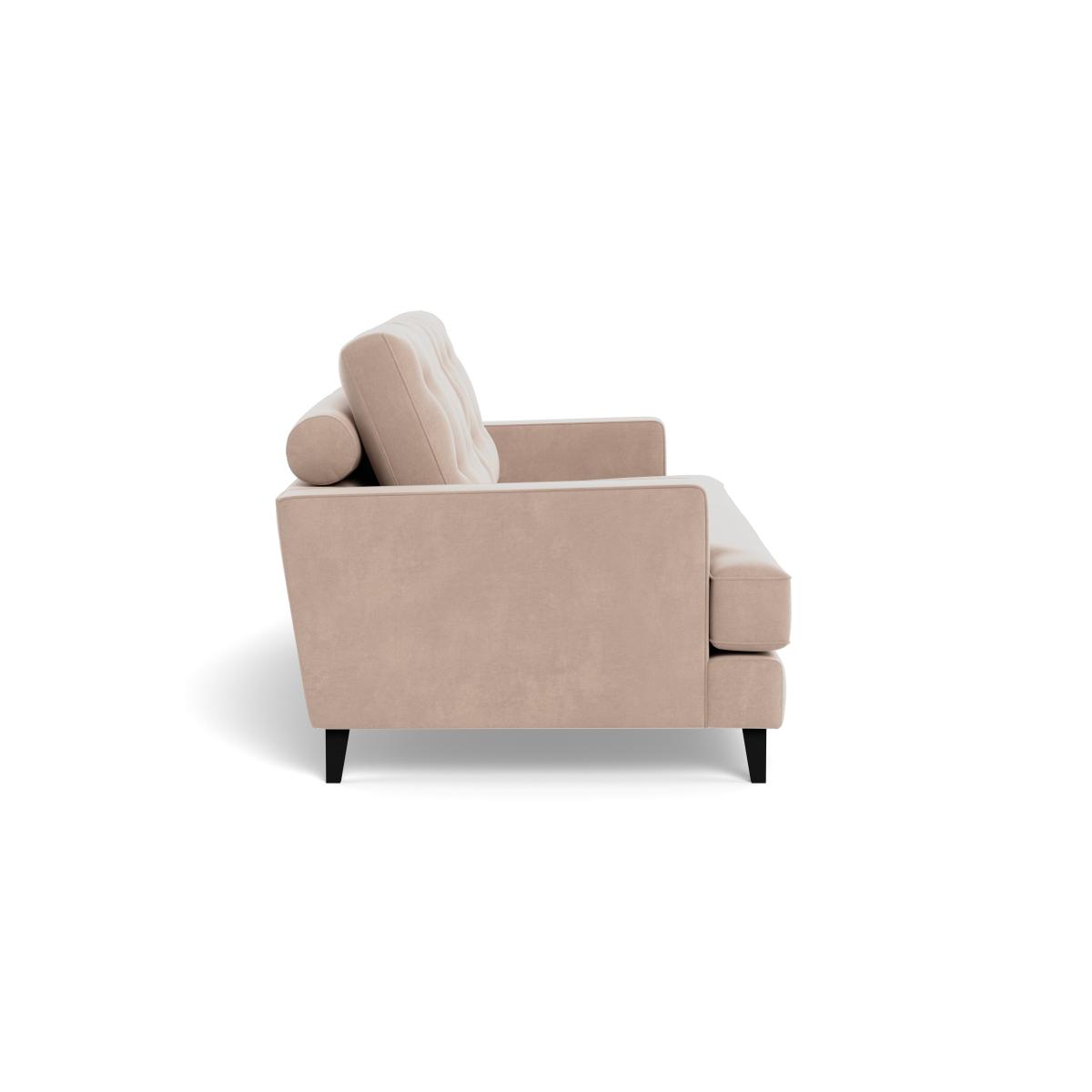 Heal's Mistral 3 Seater Sofa Smart Velvet Pebble Natural Feet – image 4