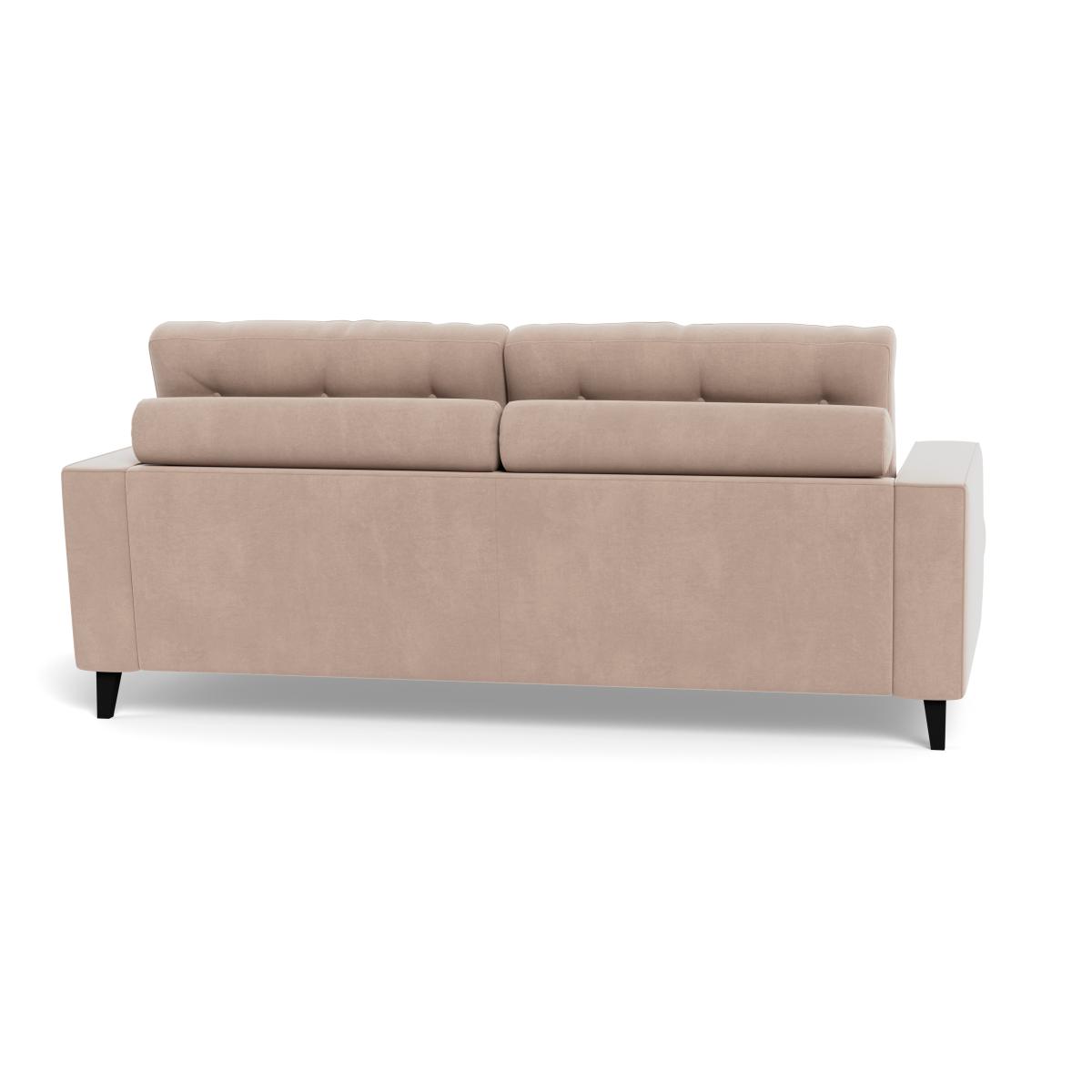 Heal's Mistral 3 Seater Sofa Smart Velvet Pebble Natural Feet – image 6